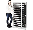 Notebook-Ladestation, 150 cm hoch,  80x50 cm (B/T), Regal,