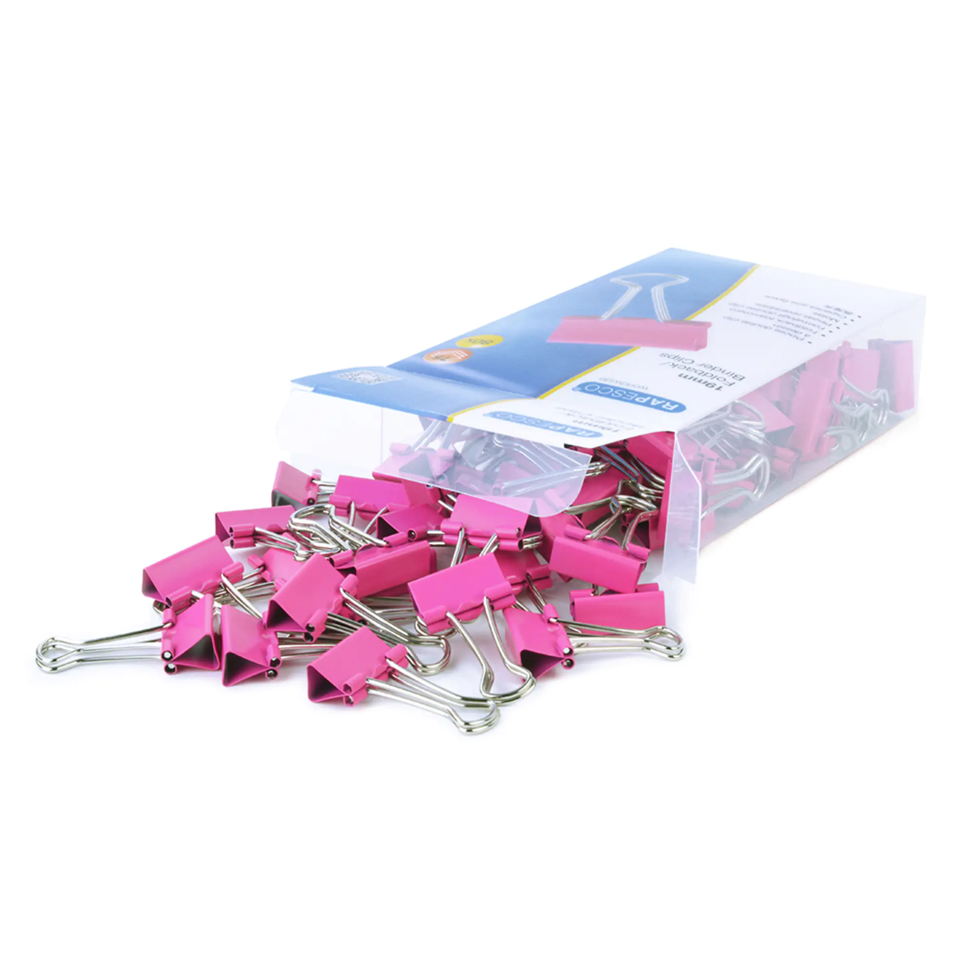 Rapesco Foldbackklemmer 19mm pink 80St aus der Kategorie Ordner & Ablage