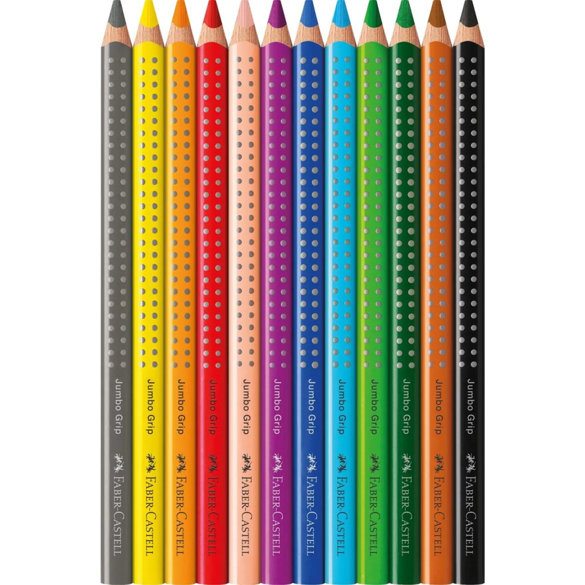Faber-Castell Farbstift Jumbo GRIP farbig sort 12 St. aus der Kategorie Basteln & Kreativ