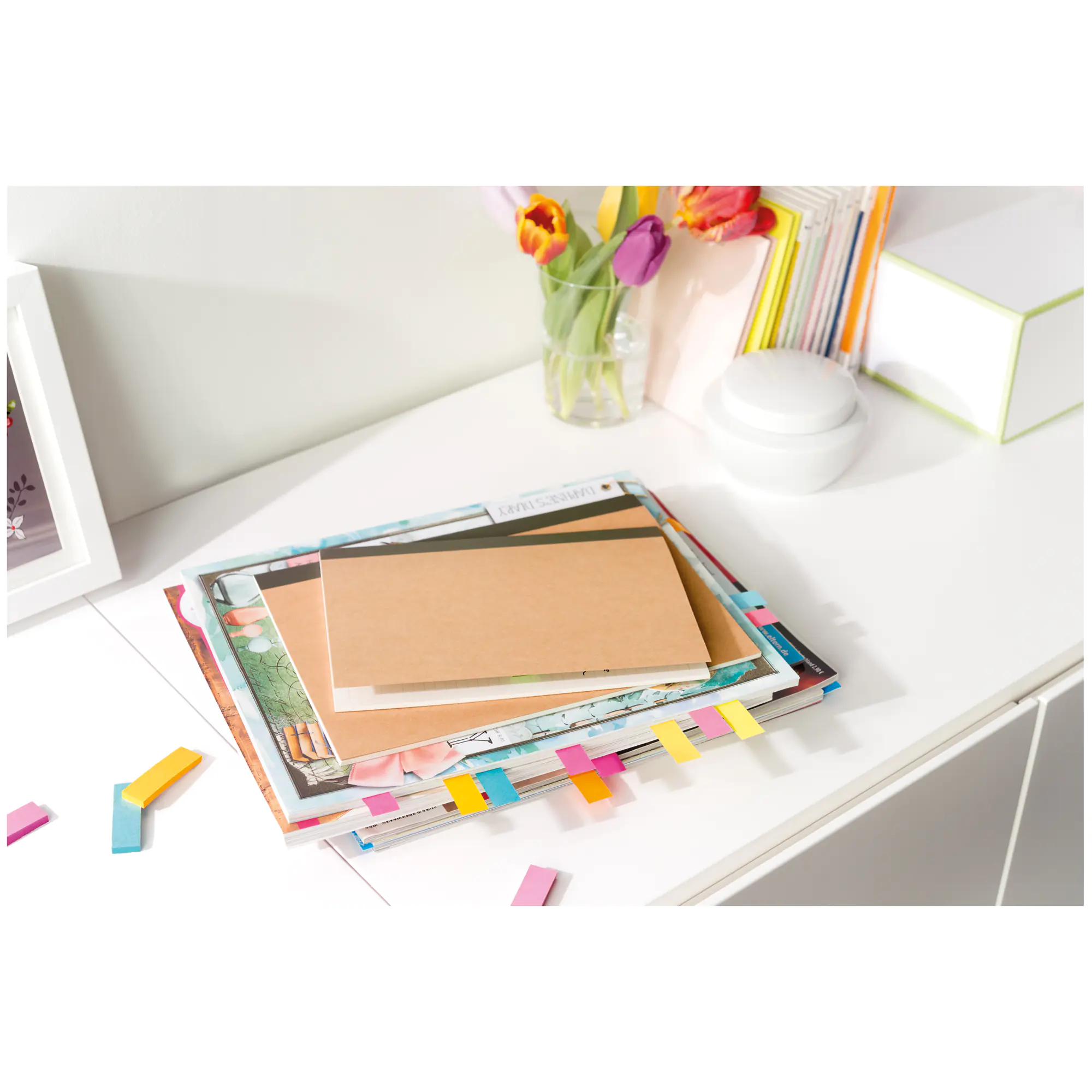 Post-it Haftstreifen Page Marker 25x76mm sort 3x100Bl aus der Kategorie Haftnotizen & -streifen
