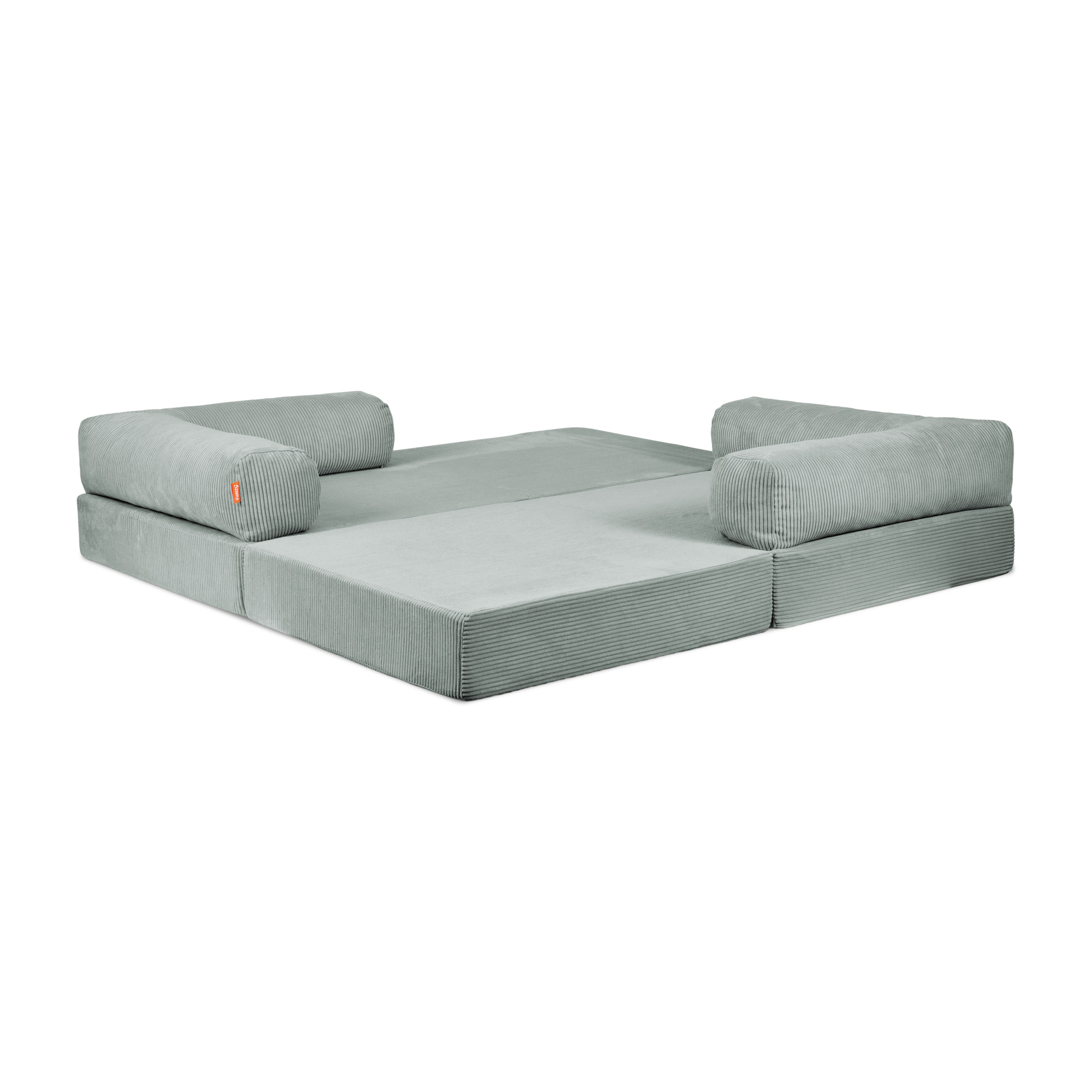 Funzy Spielsofa 2-Sitzer 210 × 105 × 72 cm (B×L×H), Gewicht 47 kg mit Cordbezug aus der Kategorie Funzy