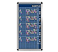 Personal-Raum-Plan,  8 Stunden, 23 Spalten, 103x57 cm,