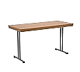 Klapptisch, 140x60 cm (B/T), 72 cm hoch, T-Fuß,