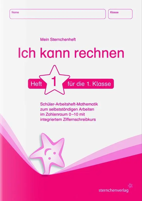 Ich kann rechnen 1. Schüler-Arbeitsheft für die 1. Klasse aus der Kategorie Mathematik