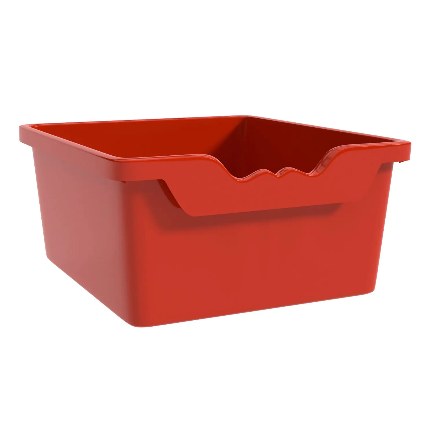 Aufbewahrungsbox Ergo Tray, 15 cm hoch, rot,