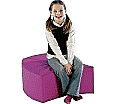 Sitzelement, Welle-Einzel, 60x60 cm (B/T), Höhe 60 cm,