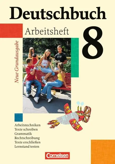 Deutschbuch. 8. Schuljahr. Arbeitsheft mit Lösungen. Neue Grundausgabe aus der Kategorie Deutsch