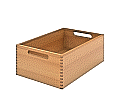 Massivholzkasten, B/H/T 23,5 x 14 x 36 cm, Buchenholz (massiv) aus der Kategorie Boxen