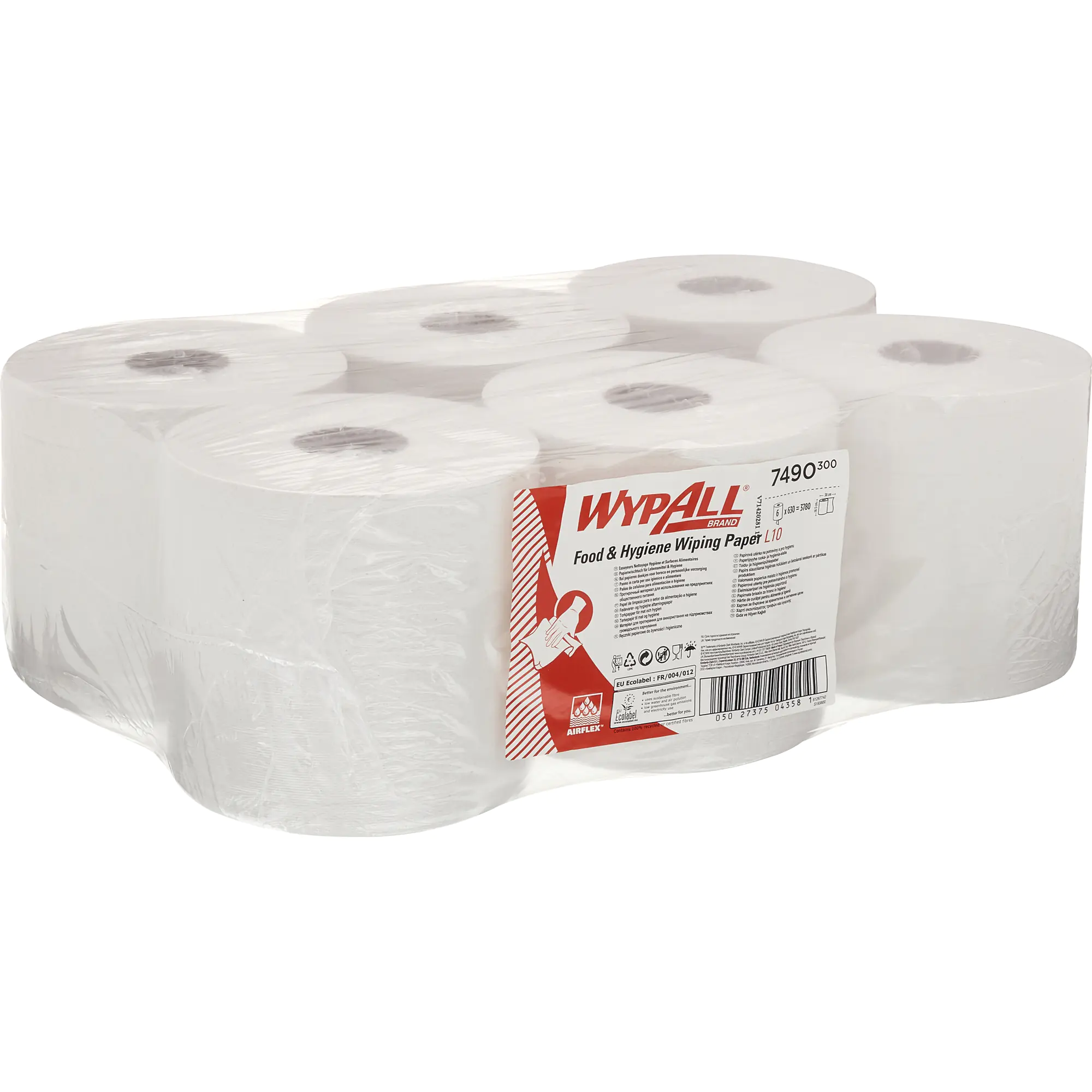 WYPALL Wischtuch L10 1lagig 18,5x38cm ws 6 St. aus der Kategorie Reinigung