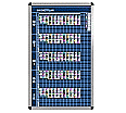 Klassen-Plantafel, 12 Stunden Mo-Fr, für 15 Klassen, 123x77 cm,