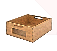 Massivholzkasten, B/H/T 31,5 x 14 x 36 cm, Buchenholz (massiv) aus der Kategorie Boxen