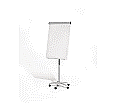 Flipchart fahrbar, magnethaftend, ohne zusätzlichen Papierhalter, aus der Kategorie Flipcharts