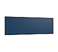 Wandtafel Stahlemaille blau, 300x100 cm, ohne Kreideablage,
