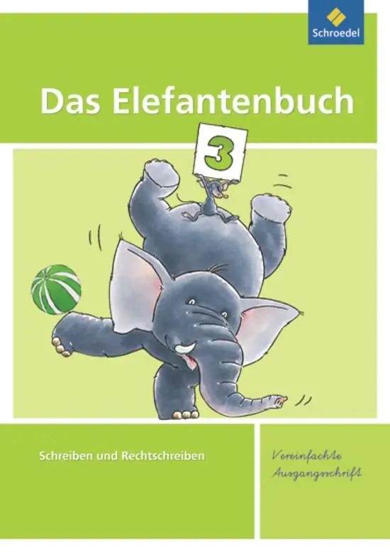 Das Elefantenbuch 3. Arbeitsheft. Vereinfachte Ausgangsschrift aus der Kategorie Deutsch