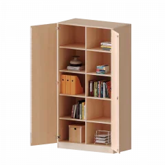 evo Schrank, BHT 120x190x50cm 5OH 2Türen, mit Schloss Mittelwand,  aus der Kategorie Schränke