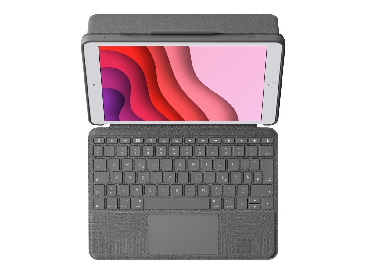 Logitech Combo Touch | Tastaturhülle | QWERTZ - Deutsch | Graphite aus der Kategorie Logitech