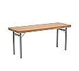 Klapptisch, 170x60 cm (B/T), 72 cm hoch, 4-Fuß,