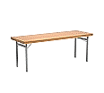 Klapptisch, 200x70 cm (B/T), 72 cm hoch, 4-Fuß,