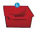 Aufbewahrungsbox Ergo Tray gross  B/H/T 30,7 x 15,2 x 37 cm aus der Kategorie Boxen