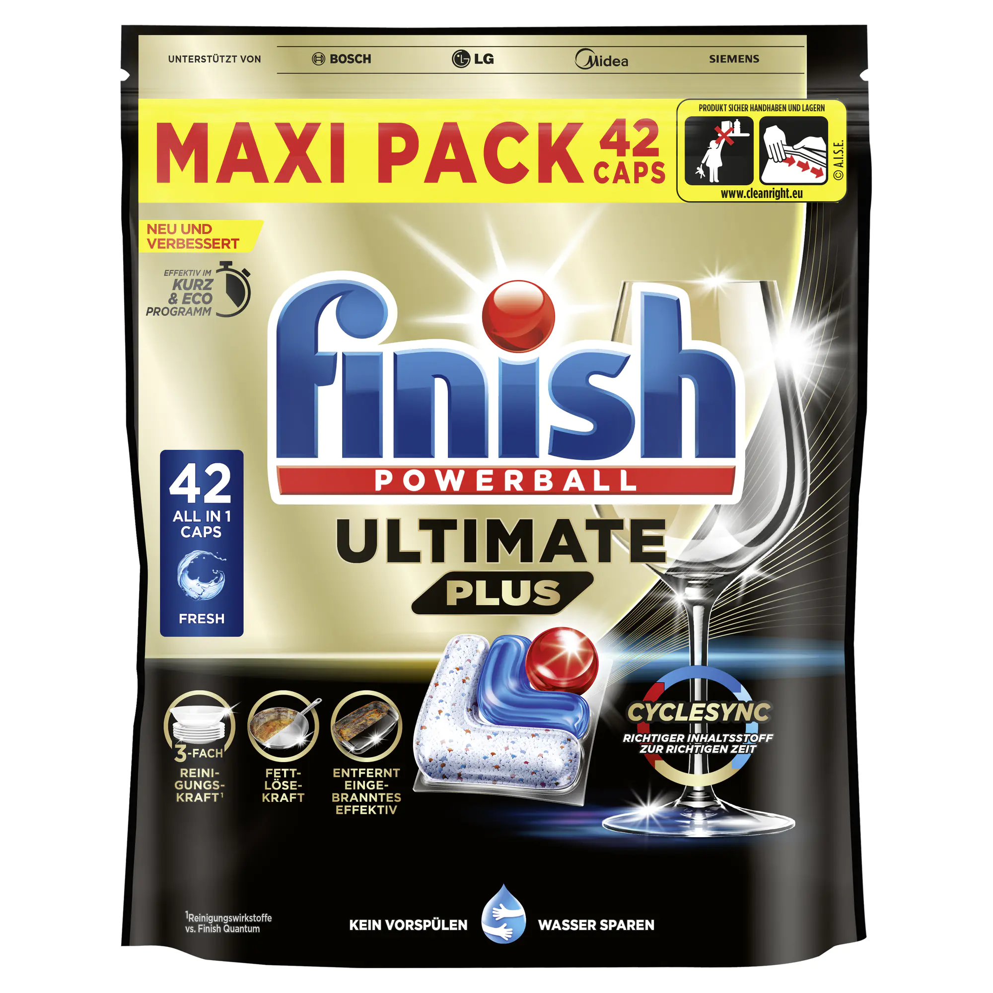 Finish Spülmaschinentabs Ultimate Plus 42St aus der Kategorie Reinigungsmittel