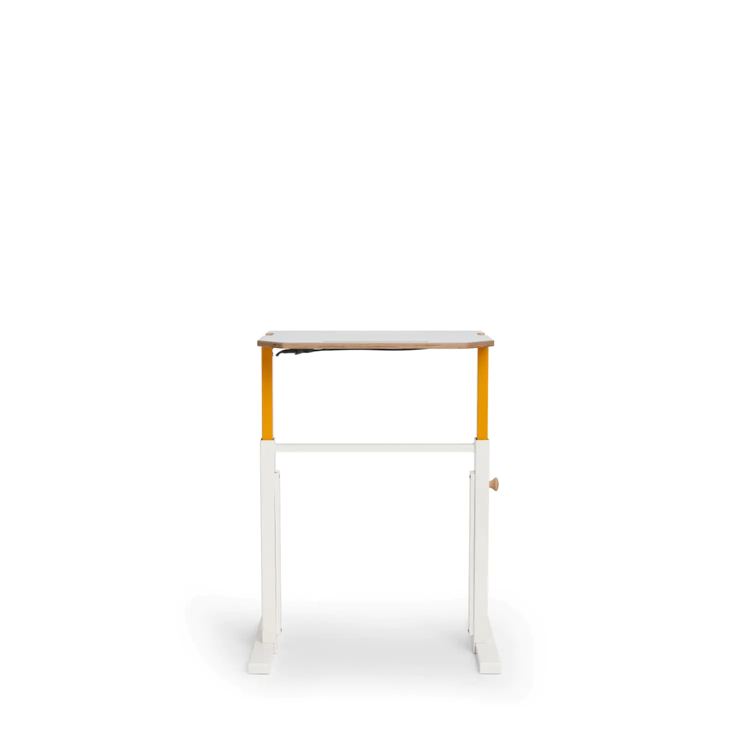 Einerschülertisch höhenverstellbar mit Stehtischoption, Höhe 65-106cm, B/T 65x59cm aus der Kategorie Schülertische