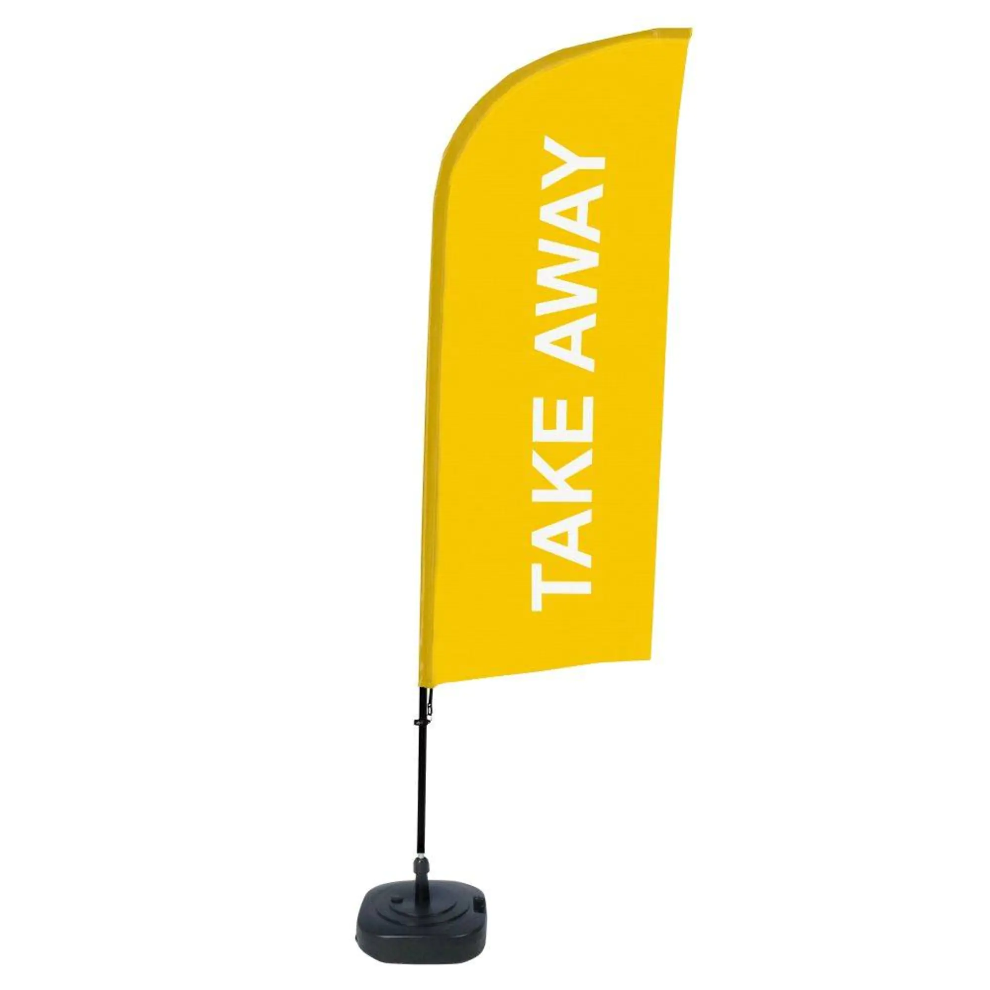Showdown Beachflag Take Away ge aus der Kategorie Kundenstopper