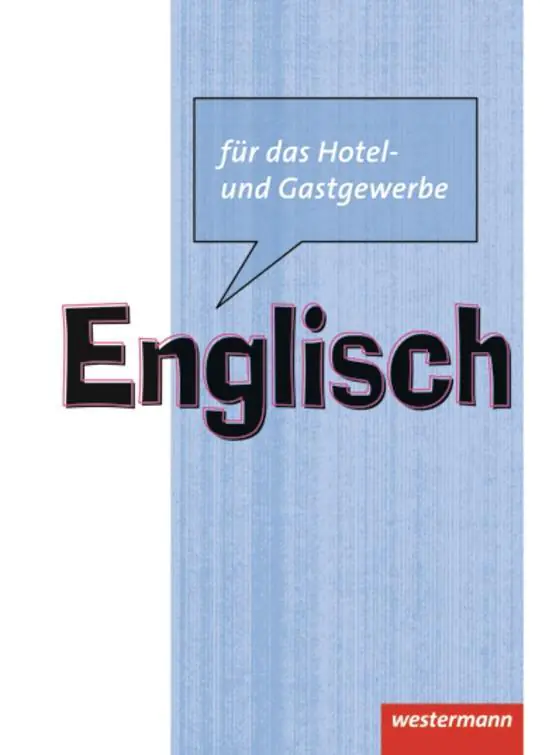 Englisch für das Hotel- und Gastgewerbe. Schülerband aus der Kategorie Berufsschulen