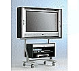 Flat-Screen-Schrank fahrbar, bis 52 Zoll Diagonale, Höhe 190 cm, 154x65 cm (B/T)