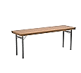 Klapptisch, 200x60 cm (B/T), 72 cm hoch, 4-Fuß,