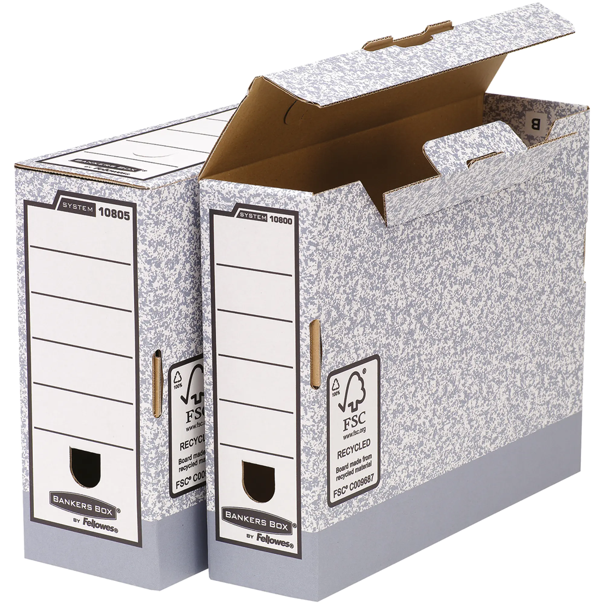 Bankers Box Archivschachtel System grau/weiß aus der Kategorie Archivierung