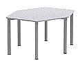 Sechseck-Tisch SIX!, 120x104 cm (B/T), aus der Kategorie Rundtische