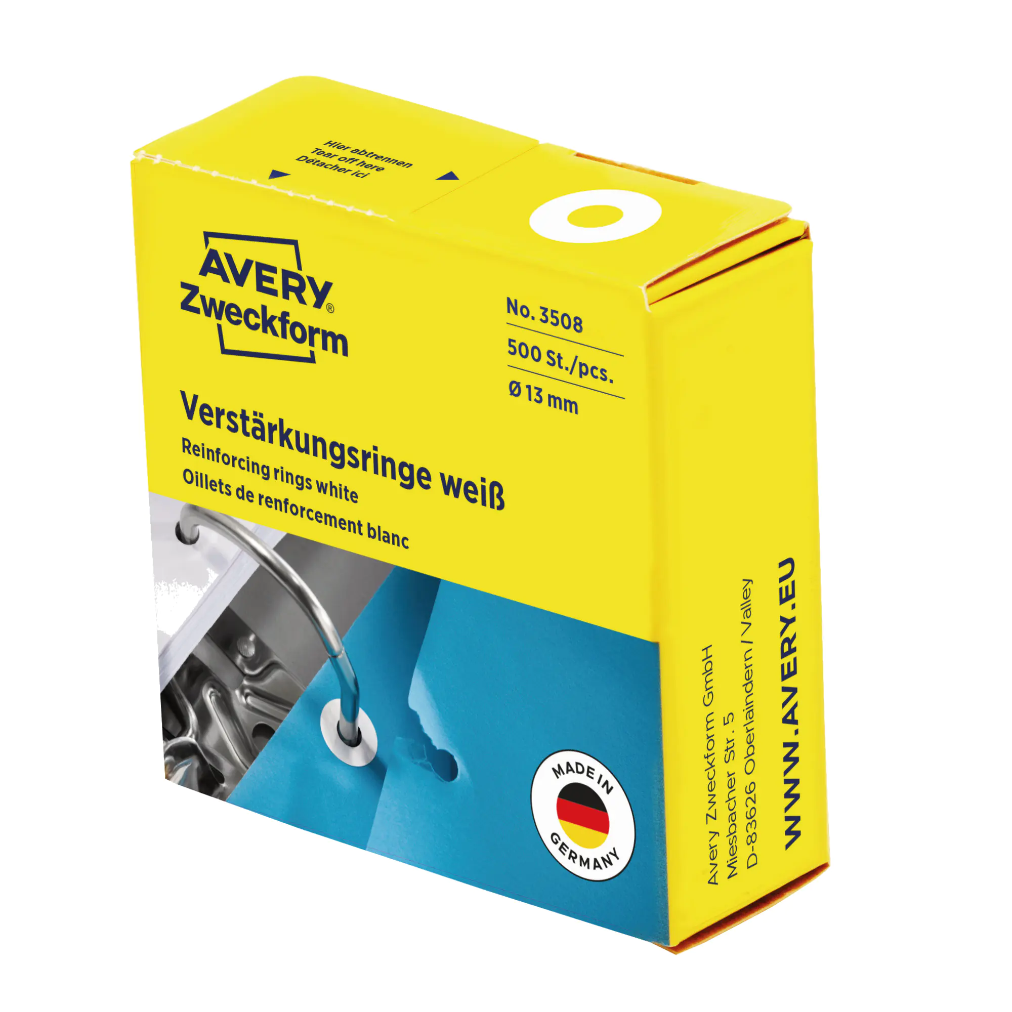 Avery Zweckform Lochverstärkungsring ws 500St aus der Kategorie Locher