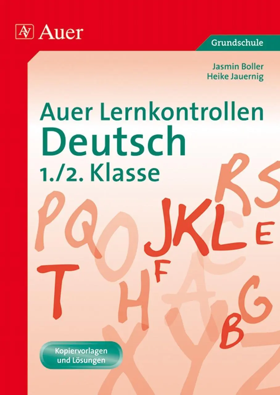 Auer Lernkontrollen Deutsch 1./2. Klasse aus der Kategorie Deutsch