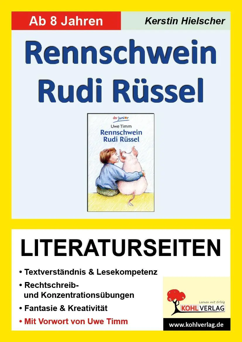 Rennschwein Rudi Rüssel / Literaturseiten aus der Kategorie Deutsch