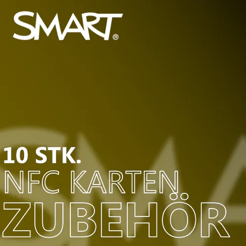 SMART NFC ID Karten 10 Stk. aus der Kategorie Zubehör für Interaktive Displays