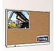 Korktafel 100x 70 cm, mit durchgehender Ablage,