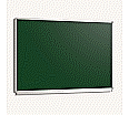 Wandtafel Stahlemaille grün, 100x 70 cm, mit durchgehender Ablage,