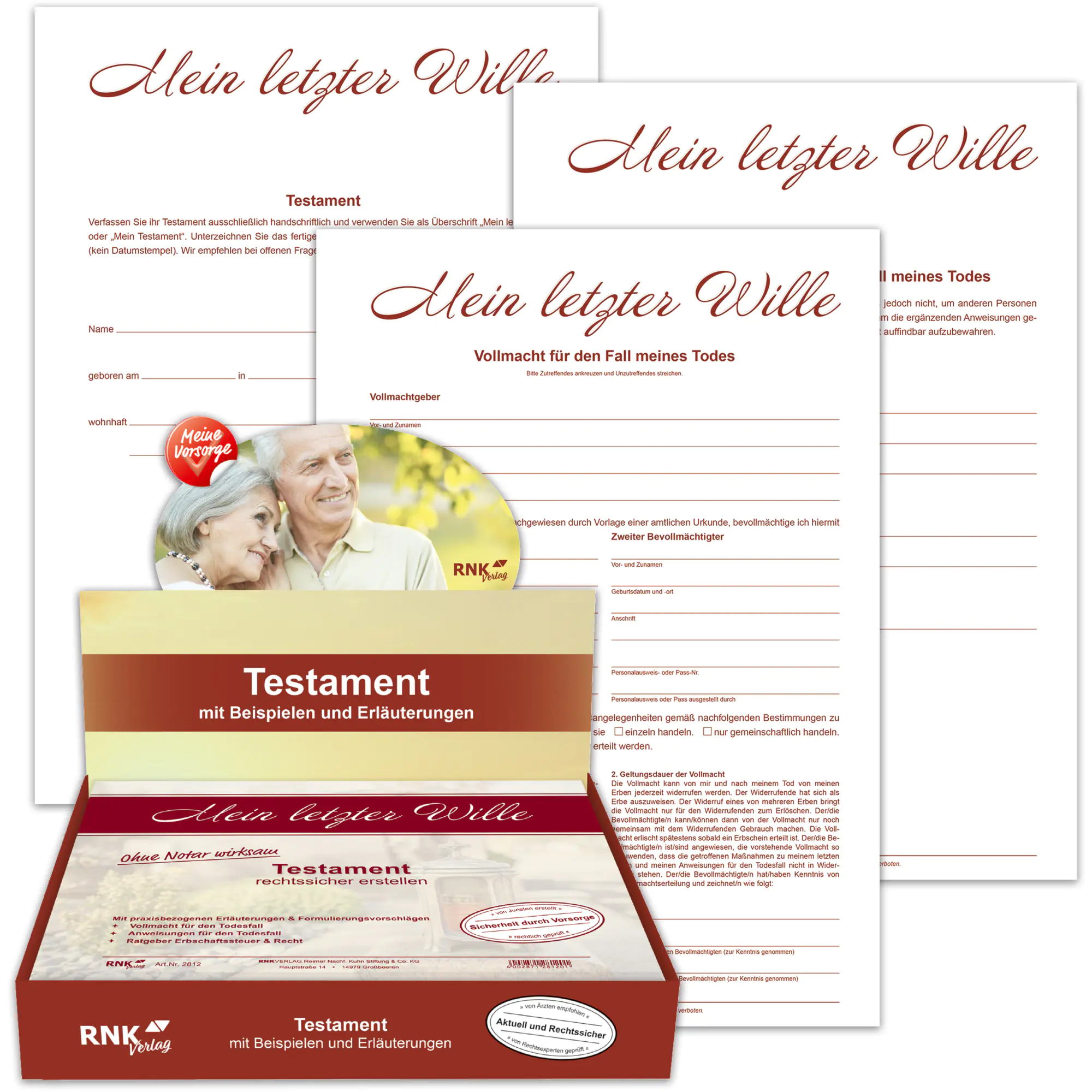 RNK Testament DIN C5 5teilig aus der Kategorie Formulare