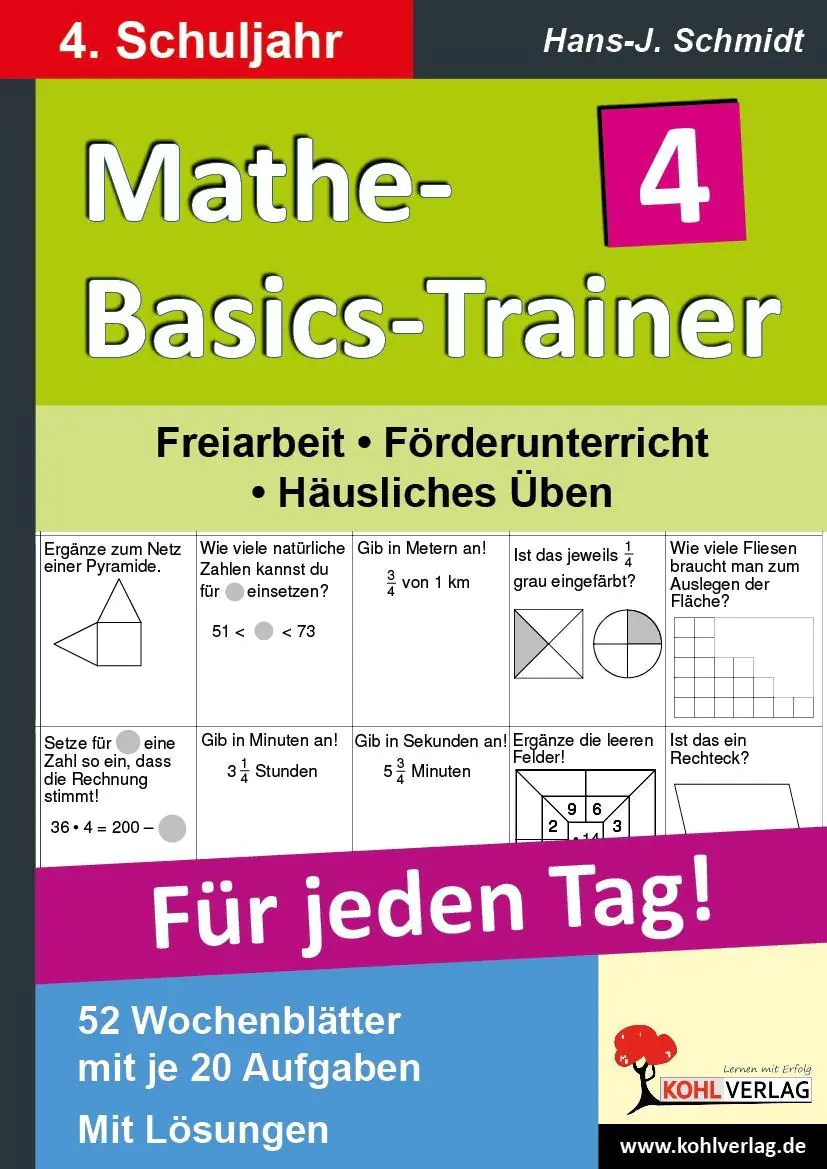Mathe-Basics-Trainer 4. Schuljahr. Für jeden Tag! aus der Kategorie Mathematik