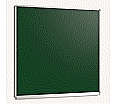 Wandtafel Stahlemaille grün, 100x100 cm, mit durchgehender Ablage, aus der Kategorie Schultafeln & Whiteboards