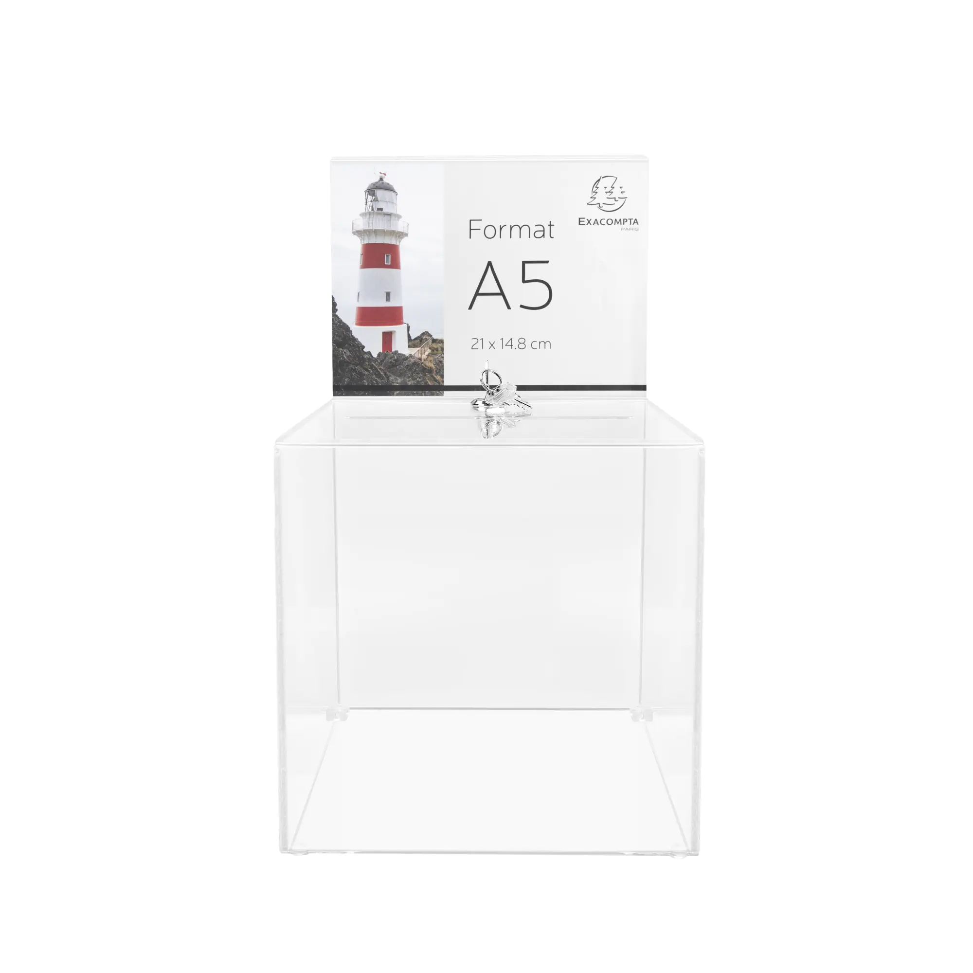 Exacompta Einwurfbox 21x21x21cm abschließbar gk aus der Kategorie Freizeit