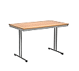 Klapptisch, 120x70 cm (B/T), 72 cm hoch, T-Fuß,