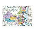 Wandkarte China, politisch, 190x140 cm,