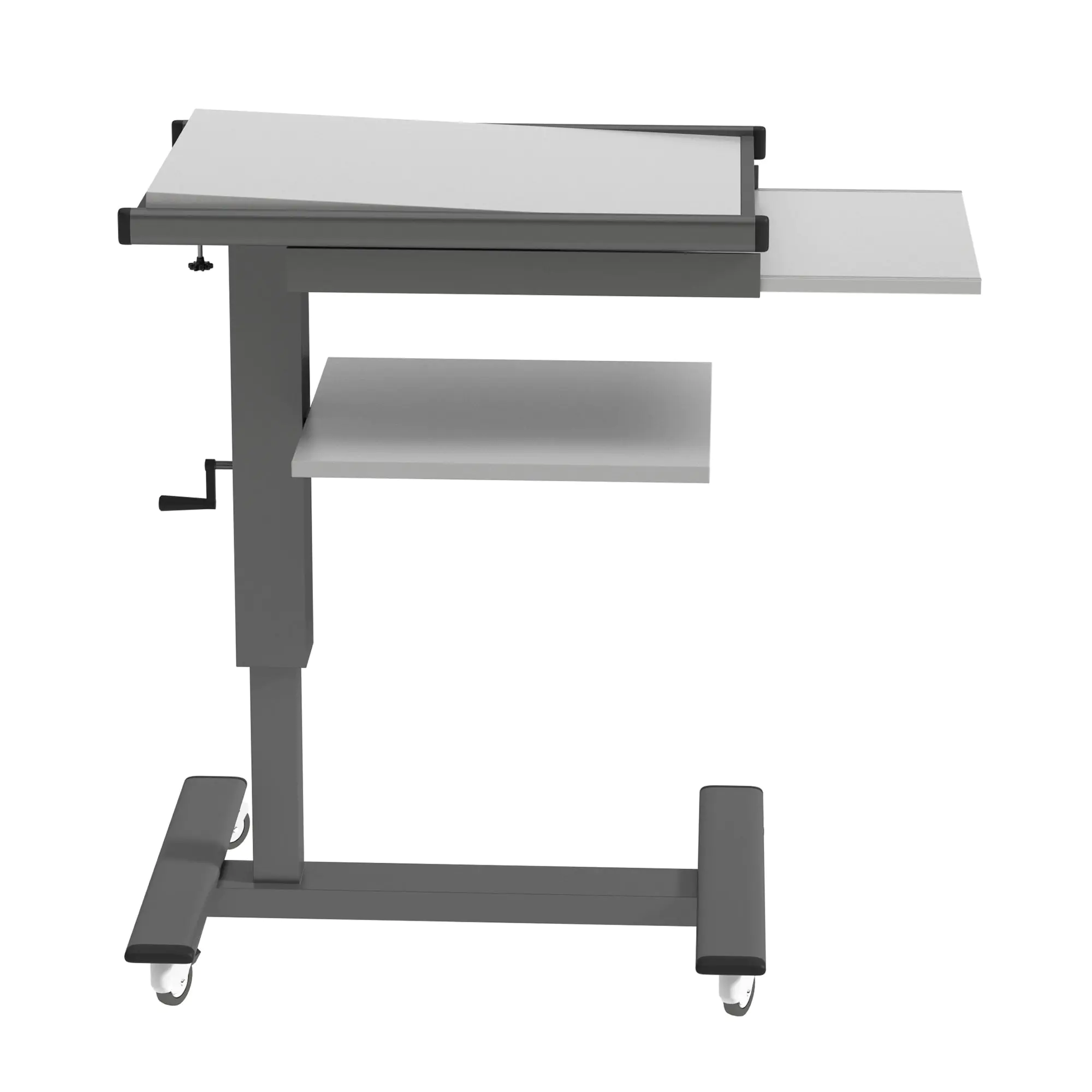 Projektionswagen, höhenverstellbar  87-116 cm, 3 Ablageflächen, aus der Kategorie Schulbeamerwagen