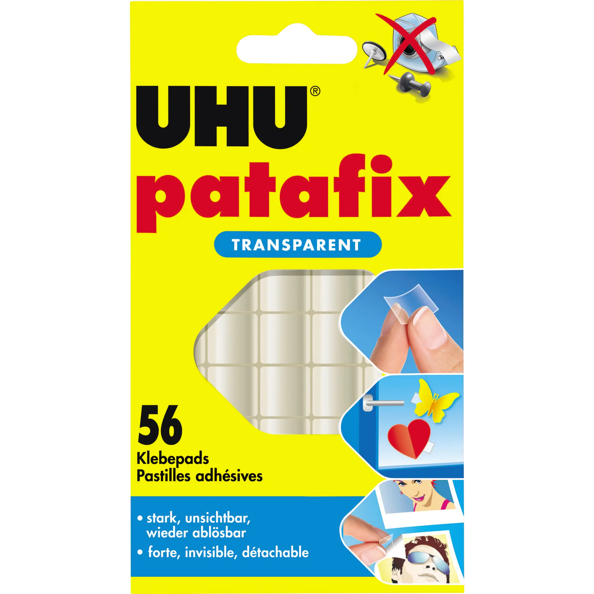 Uhu Klebepad patafix 12x12mm tr 56 St. aus der Kategorie Befestigung