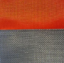 Polsterkombination Outdoor PVC Atlas orange/ Gittergewebe