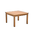 Quadrattisch,  80x80 cm (B/T), 53 cm hoch, Buche-Massivholzgestell mit gerader Zarge, Wechselgleiter aus der Kategorie Quadrattische