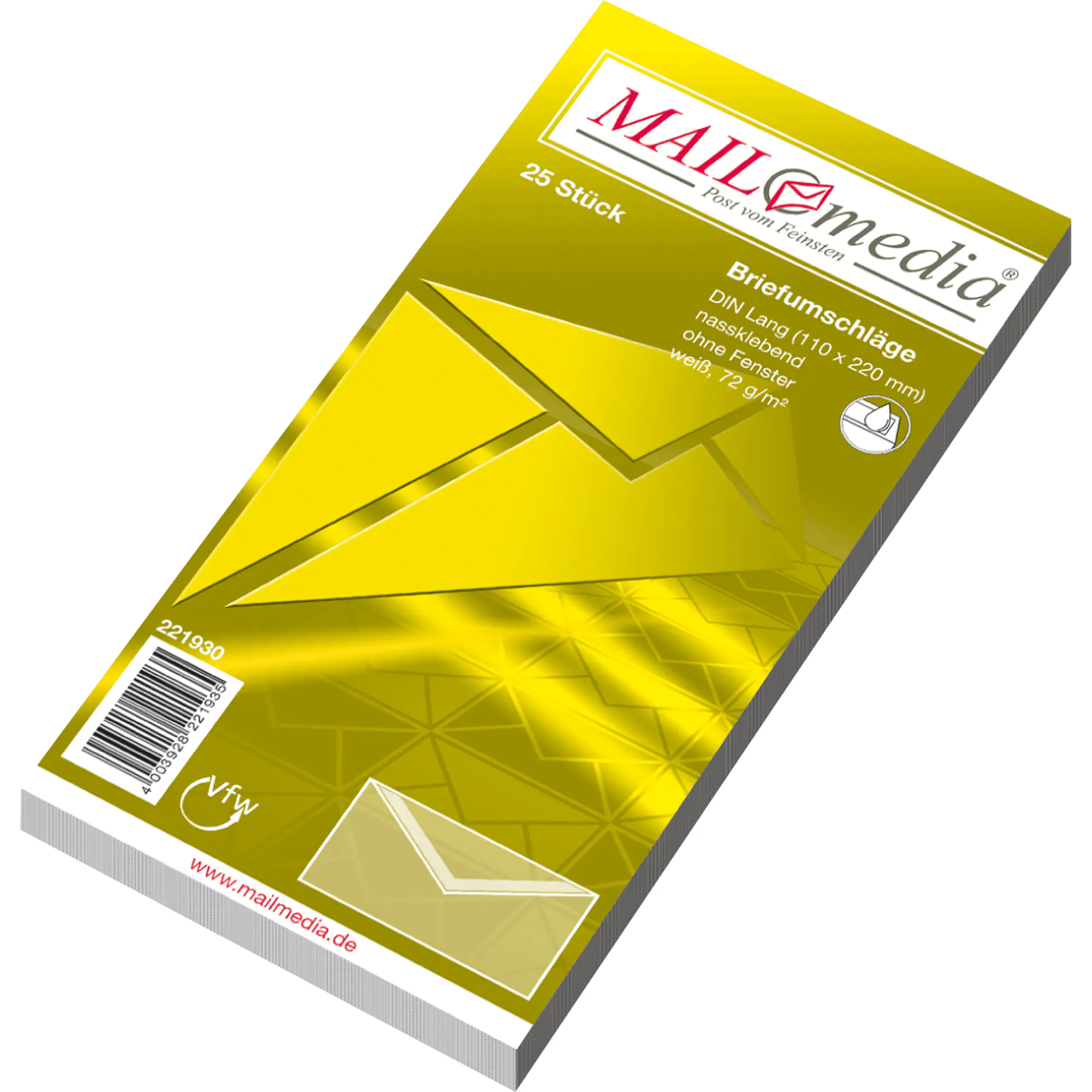 MAILmedia Briefumschlag DL nk oF ws 25 St. aus der Kategorie Versand & Verpackung