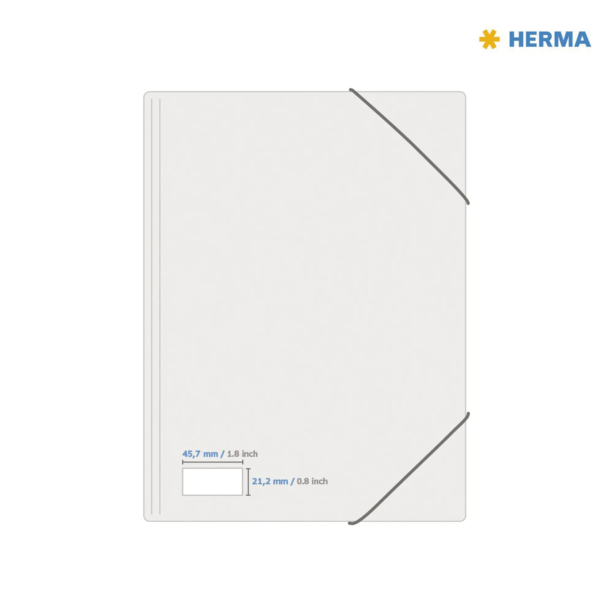 Herma Folienetikett 45,7x21,2mm tr 1.200St aus der Kategorie Etiketten