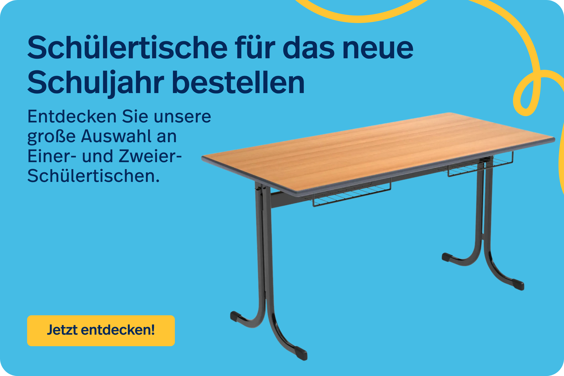 Schülertische für das neue Schuljahr bestellen